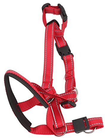 Yinhing Hundgrimma Huvudhalsband Hundgrimma D Hundmunkorgshalsband Andas Nylon Hundmunskydd för Små/medelstora Hundar Bitande Hund Utomhusbruk Orange Storlek L (XL)