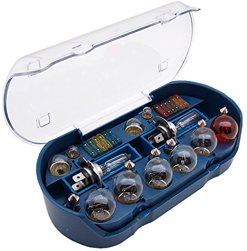 bemiX LKW 24V Lampen Set H7 30-tlg mit Sicherungen Nutzfahrzeug 24 Volt Beleuchtung Glühbirnen H7 KFZ Ersatzlampenset Lampe LKW Set H7-24V