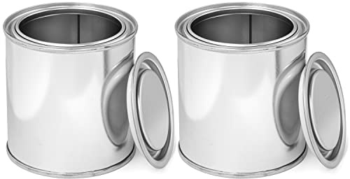 Moritz Lot de 2 boîtes en tôle d'éthanol - 250 ml - Gel combustible au bioéthanol - Pour cheminée de table