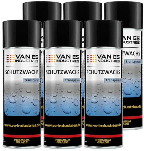 VE-INDUSTRIES Schutzwachs Spray 400ml | transparent | Rostschutzmittel | Unterbodenschutz | Hohlraumversiegelung | Konservierung | (1)