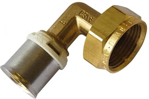 PB TUB Coude écrou tournant pour système multicouches 26-1 - Raccord et tube