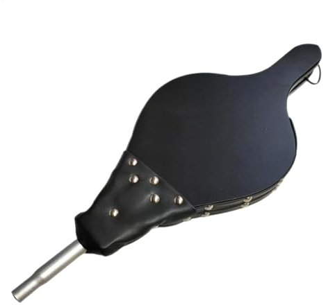 Fuelle de aire para chimenea, fuelle para ventiladores exteriores, bomba de fuelle manual, fuelle portátil para exteriores con correa para barbacoa de camping