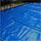 Copertura per piscina extra large, 4 m x 8 m, impermeabile, per piscine interrate e fuori terra, protezione blu durevole e soluzione di riscaldamento