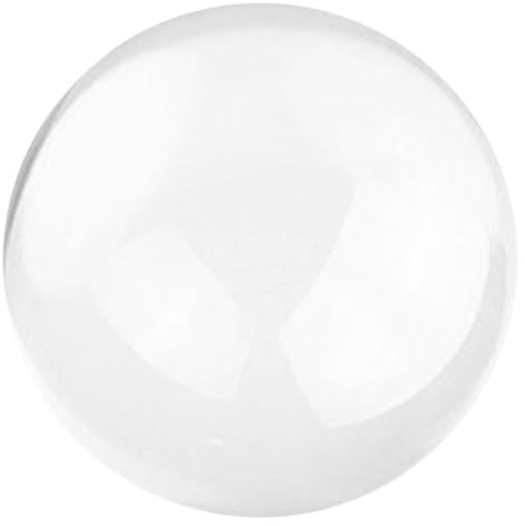 YARNOW Palla da Giocoleria Trasparente in Acrilico 6 Cm per Performance Professionali, Palla Decorativa Resistente e Leggera, Adatta a Principianti e Spettacoli di Giocoleria