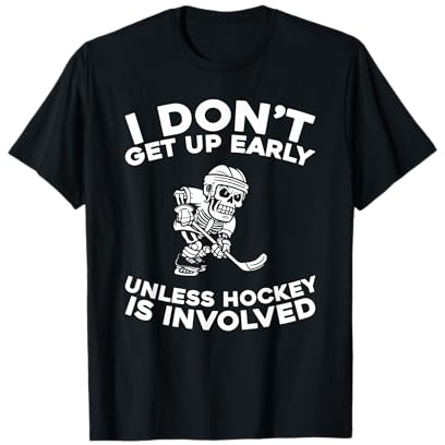 Patinador - Stick Equipo Jugador Hockey sobre Hielo Camiseta
