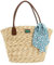 Mandarina Duck Damen Seashell Straw Bag, Lapis