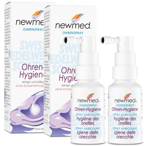 newmed Ohrenspray SPARPACK - zur Behandlung von Ohrenschmalzpfropfen - Ohrenschmalzpfropfen schnell auflösen - 30 ml