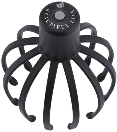 Masseur De Tête Électrique Octopus, Masseur De Tête À 360 Degrés, Gratte-tête Sans Fil Avec 3 Modes, Outil De Massage Du Cuir Chevelu Portable Pour La Relaxation De La Tête