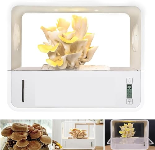 Mushroom Grow Tent, Indoor Mushroom Grow Box, Hydroponics Growing System Kit, for Fume Hood Propagation Stations,White