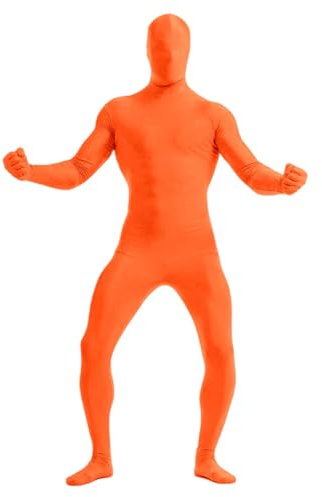 NaLatia Deguisement Seconde Peau, Combinaison Homme, Deguisement Monochrome, Déguisement Intégral, Zentai Adulte, Costume Halloween Adulte