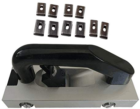 Seababyhouse Type U Lame Rainure à Roulettes Rainette Fendage Nécessaires à Main Outil Slotter PVC sol en Vinyle de Soudage Outils de Plancher, Rainure de Sol, Tirer la Main