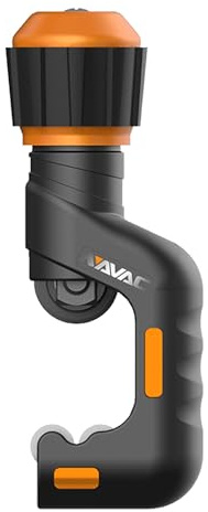 NAVAC NTC12 Tube Cutter | 1/8 to 1-1/4 Outside Diameter | 2 Sharp Cutting Blades | Ball Bearing Feature | Aluminum Alloy Copper Tube Cutter | 1 Year Warranty