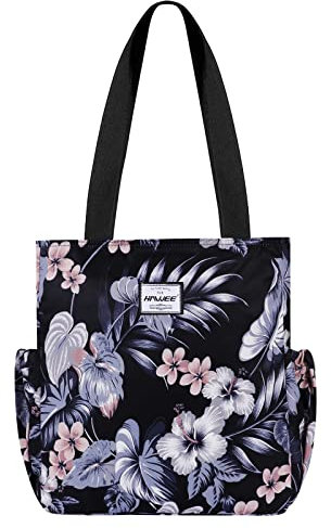 HAWEE Mode Damen Handtasche mit Reißverschluss Casual Frauen Schultertasche Umhängetasche Groß Einkaufstasche Wasserdicht Henkeltasche für Reise Arbeit Schule Tägliches Leben Gym Strand