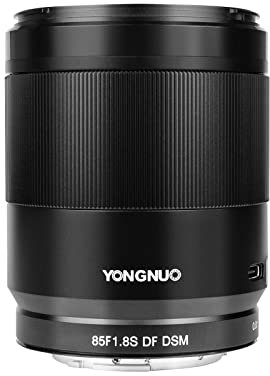 YONGNUO 85mm F1.8S DF DSM, Medium Telephoto Prime Lens for Sony E Mount, Full Frame Portrait Lens black