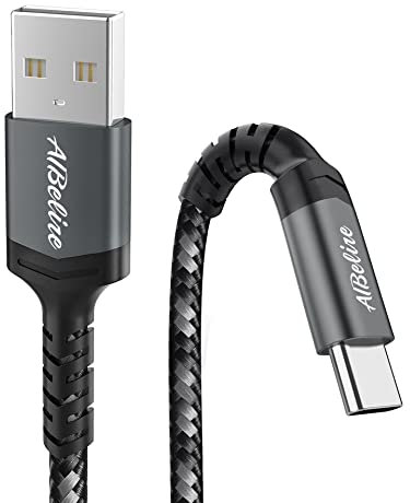 USB C Cable 2M Fast Charging,USB Type C Cable Fast Charger Cord Braided Compatible with Samsung Galaxy S20 S10 S9 S8 S10E S21 S22 S23 Plus A21s A20e A12 A13 A32 A40 A51 A50,Huawei P30 P40,Sony,Oppo