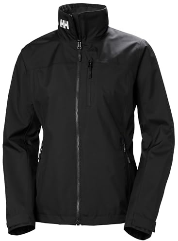 Helly Hansen Mujeres Chaqueta W Crew 2.0, Negro, 2XL