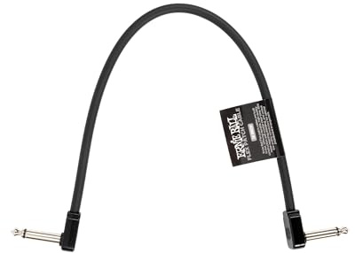 Ernie Ball Flex Patchkabel 12in - Zwart - Enkele