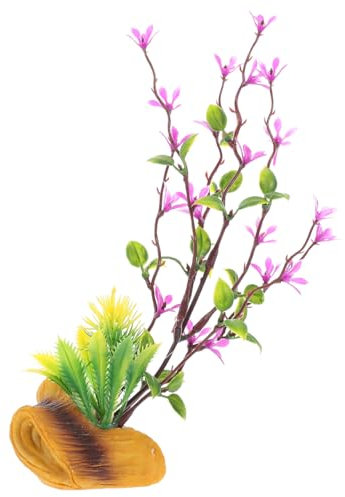 MAGICLULU Sashimi Plateau avec ornement floral décoratif Faux fleurs pour accessoires d'hôtel et décoration de table pour assiettes froides et buffet à sushi