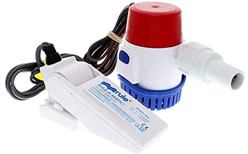 Rule 500 GPH Standard Bilge Pump Kit w/Float Switch - 12V