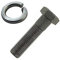 VIS DE LAME TONDEUSE 9.5MM 3/8 24UNF AVEC RONDELLE FREIN POUR HONDA CASTELGARDEN AYP NOMA STIGA SNAPPER (51mm)