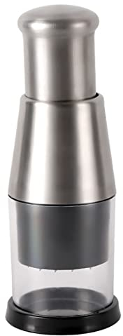 Tritaverdure Robot Da Cucina Manuale Trita Cipolla Professionale Tritatutto A Mano Dicer Vegetariani Inox Taglierina Per Pasti Vegetariani Di Sicurezza Per Aglio, Pomodoro, Zenzero, Cipolla, Pesto