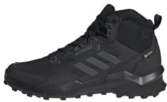 adidas Herren Terrex AX4 Mid Gore-TEX Hiking Shoes Wanderschuhe, Core Black/Carbon/Grey Four, 46 2/3 EU