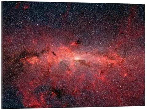 Posterlounge The center of the Milky Way Stampa su vetro acrilico di NASA 40 x 30 cm Quadri Decorazione per pareti