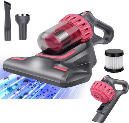 MiteGuard Mattress Vacuum Cleaner with UV Light - Cordless, Handheld, HEPA Filtration for Bed & Sofa