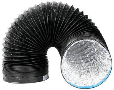 Slang Kanaliseringsslang Aluminiumfolie PVC Flexibel Ventilationsslang Kök Avgasrör Avgasledning Hemförbättring Hydraulik För Vakuum