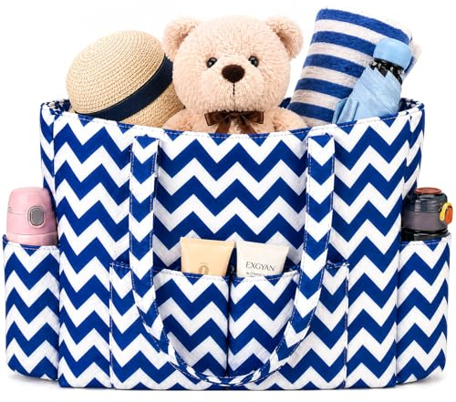 Zocipro Borsa da Spiaggia Impermeabile con Zip – Grande 45L XXL per Famiglia, Pieghevole e Leggera, Ideale per Spiaggia, Viaggio, Vacanza e Piscina