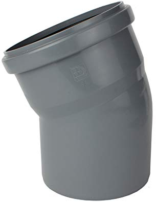 HT Bogen 22° PP grau DN 110