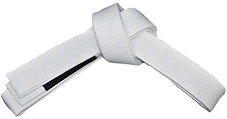 ROX Fit Kids Size M0 BJJ Belt, 100% Cotton, White, Unisex, Durable, Lightweight, Competition Ready, Brazilian Jiu-Jitsu Gi Belts