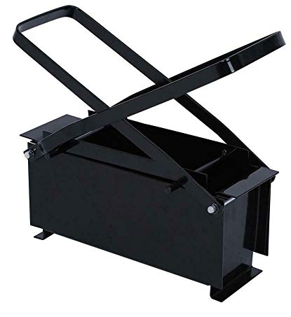 Tyenaza Brikettmakare, träsvetsmaskin av svart metall, pappersbricka, miljövänlig, slitstark för uppvärmning av kaminar, hemmaverktyg, 25,6 x 12,6 x 8,2 cm