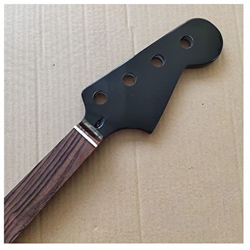 ZENGXUE Elgitarrhals Fretless Maple 20 Frets Bass Guitar Neck Part 4 String Rosewood Fingerboard 34 Tums Mutter