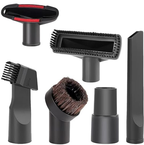 MINISOISO 6 Piezas Accesorios de Aspiradora Universal, Accesorios para Aspiradoras, Boquilla de Aspiradora Cepillo Aspiradora, con Adaptador de 32-35 mm