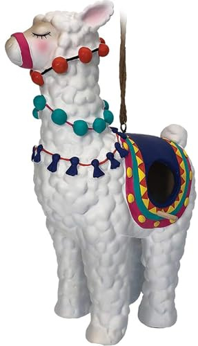 KJHFD 10229 Lama Birdhouse, Vit