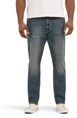 Lee Men's Big & Tall Extreme Motion Straight Taper Jean Maverick 48W x 32L