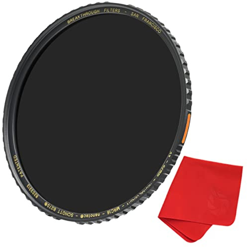 Breakthrough Photography 82mm X4 10-Stop Fixed ND Filter for Camera Lenses Neutral Density Professional Photography Filter, MRC16, Schott B270 Glass, Nanotec, Ultra-Slim, WeatherSealed