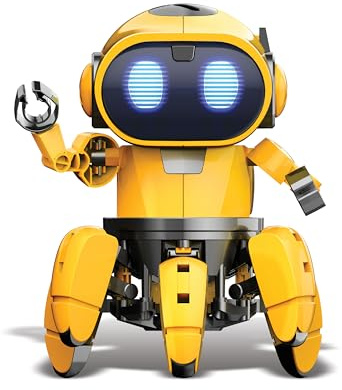 CONSTRUCT & CREATE Tobbie the Self-Guiding AI Robot Build Your Own DIY STEM Kit