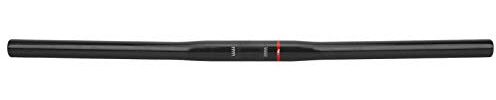 Keenso Guidon Droit de vélo, 25,4 X 580 mm en Fiber de Carbone vélo Pliant Guidon Droit Guidon de vélo Accessoire de Cyclisme de Remplacement(Noir) Porte-bagages et stockage