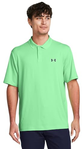 Under Armour Herren 3.0 UPF 40 Golf Polo - Matrixgrün/Mitternachtsmarine - M