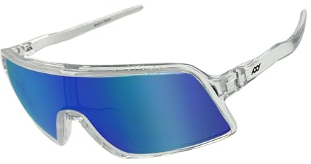 XII WY Occhiali da sole per bambini e adolescenti, montatura leggera TR90, UV400, sportivi, unisex, stile sportivo, occhiali da sole per attività all'aria aperta