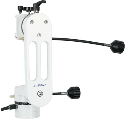 Svbony SV225 Azimutale Teleskop Montierung, Aluminium Alt/Az-Montierung mit Einstellbarer Winkel CNC Hohlstruktur, Teleskopzubehör zur Visuellen Beobachtung, kompatibel mit Celestron 127SLT 150SLT