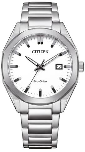 CITIZEN Herren Analog Quarz Uhr mit Edelstahl Armband BM7620-83A