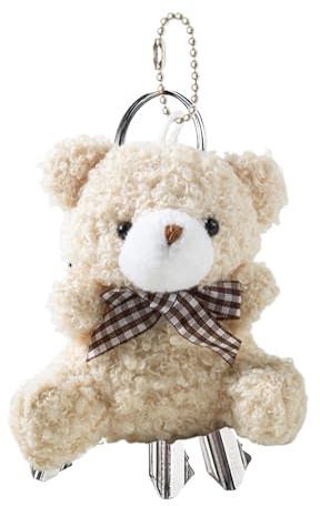 Colgante de bolso de oso, colgante de bolso con oso - de muñeca de peluche - Colgante llavero para bolso de mochila, colgante decorativo para mochila, llavero para bolso, Albicoque., Fare