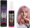 Temporary Hair Colour Spray,Crazy Pink Color Hair Spray -Crazy Pink Temporary Coloured Hair Spray Instant Styling,Washable Hair Dye Spray Instant Hair Dye for Halloween,Cosplay, Easy to Color, 30ml