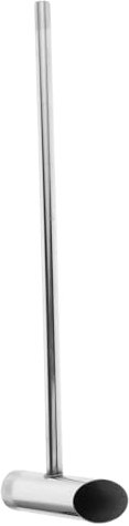 Mikikit Cucchiaio in Acciaio Inox per Zucchero Filato da 30 Cm, Paletta Riutilizzabile per Macchinetta Zucchero Filato, Accessorio per Preparazione Marshmallow e Dolciumi