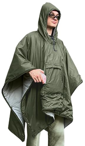 Senermter Saco De Dormir Vestible,Impermeable Y Resistente Al Viento - Poncho Saco De Dormir para Exteriores - para Entusiastas del Senderismo, Montañismo, Exploración, Excursión y Deportes