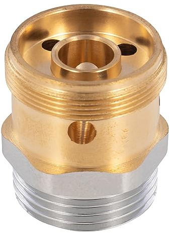 Rohrbelüfter für Auslaufventil mit Rückflussverhinderer, 3/4 Zoll (26,44 mm) x M28, Chrom