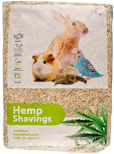 animallparadise - Litière en Paille de Chanvre 3 kg Soit 48 L, pour Rongeur